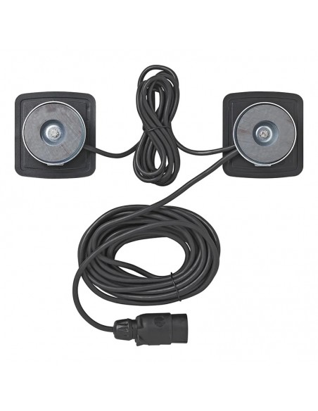 Luces LED de remolque con imanes de 7,5 + 2,5 m de cable
