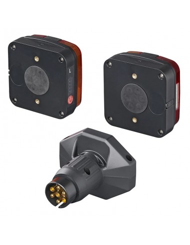 Luces LED remolque de imanes inalámbrico Bluetooth 7 polos