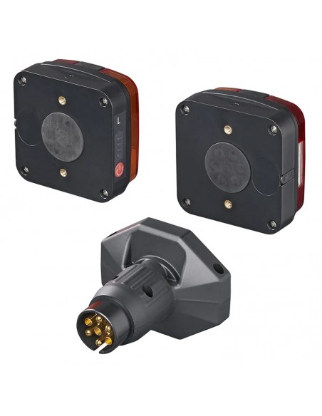 Luces LED remolque de imanes inalámbrico Bluetooth 7 polos