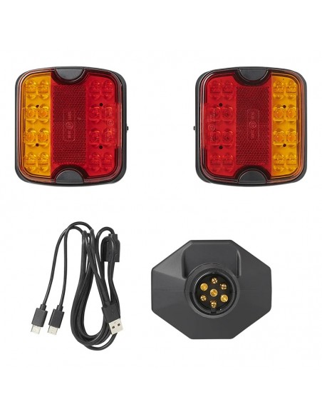 Luci LED Magnete wireless Bluetooth rimorchio 7 pali