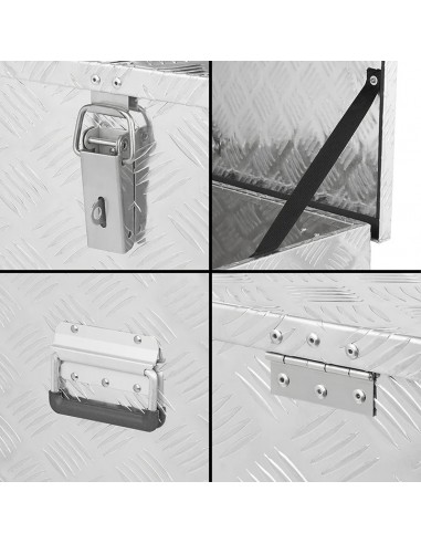 Cofre almacenamiento de aluminio con ruedas 62 cm ProPlus