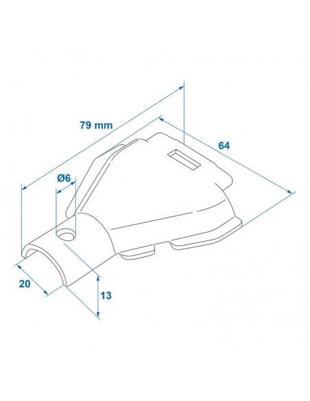 Meia manga para dispositivo de avanço ALKO, Ø23/26 mm