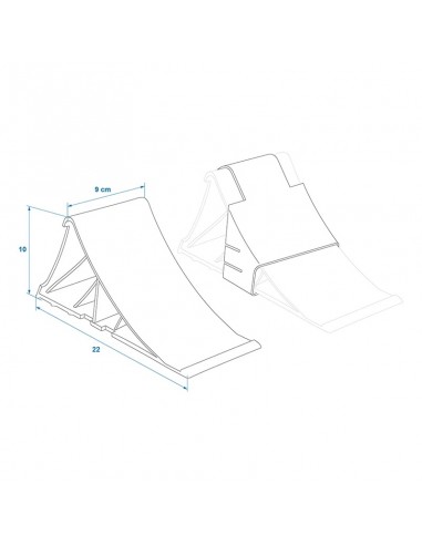 Ruota nera adatta con supporto incluso. ProPlus