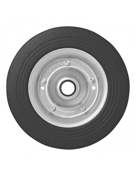 Ruota jockey metallico con gomma pneumatici 200x50m m