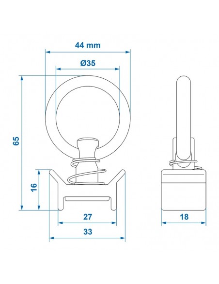 Tornillo de montaje solo metal. ProPlus