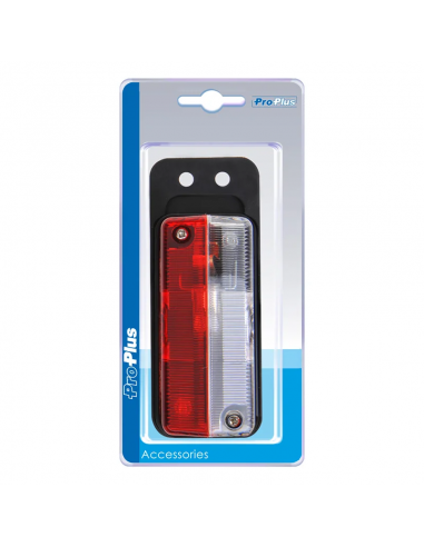 Rot/weißes Umrisslicht 92x42mm