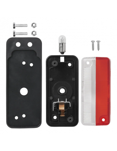 Red/white clearance light 92x42mm