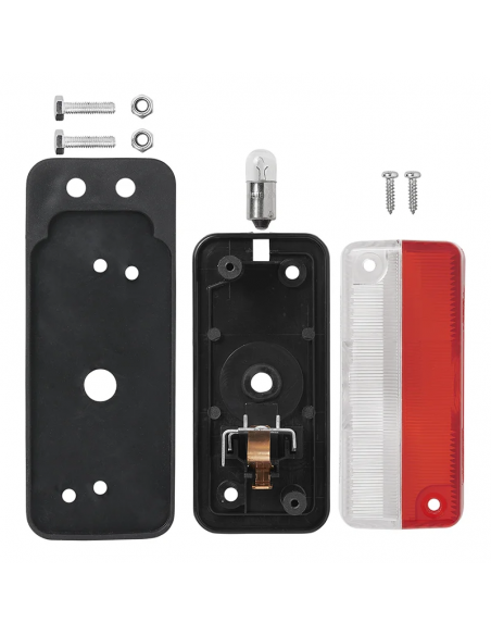 Red/white clearance light 92x42mm