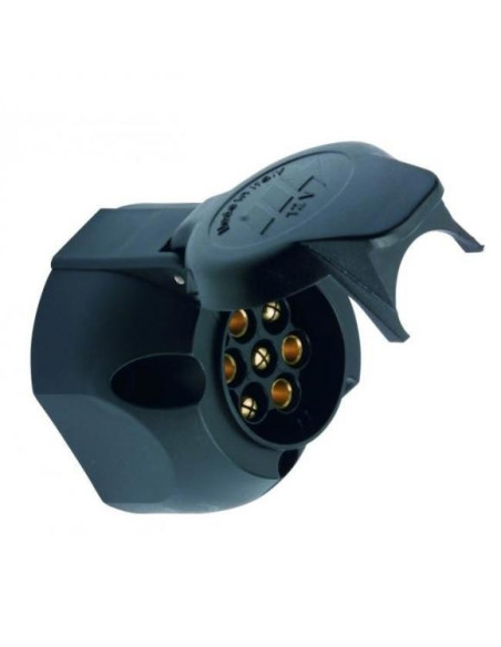 Connettore elettrico plastica 7 perni a rimorchio 12v