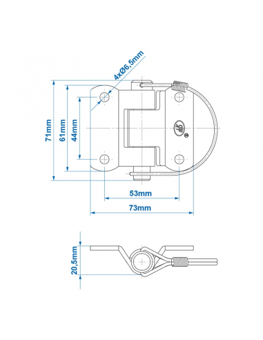 Bisagra SPP ZW-03.40