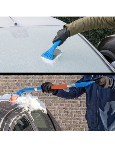 Cepillo para nieve con rasqueta de hielo+mango telescópico ProPlus