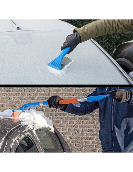 Cepillo para nieve con rasqueta de hielo+mango telescópico ProPlus Cepillo para nieve con rasqueta de hielo+mango telescópico ProPlus