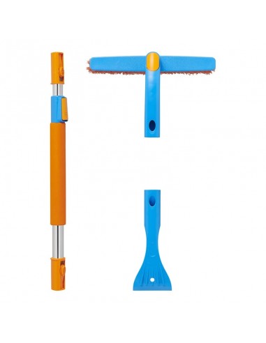 Cepillo para nieve con rasqueta de hielo+mango telescópico ProPlus