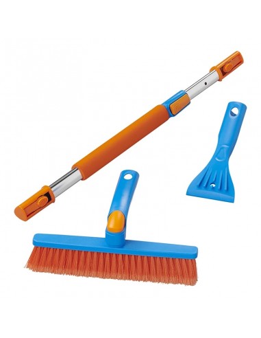 Cepillo para nieve con rasqueta de hielo+mango telescópico ProPlus