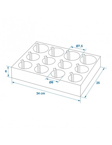 Supporti in schiuma rigida per tazze e tazze ProPlus
