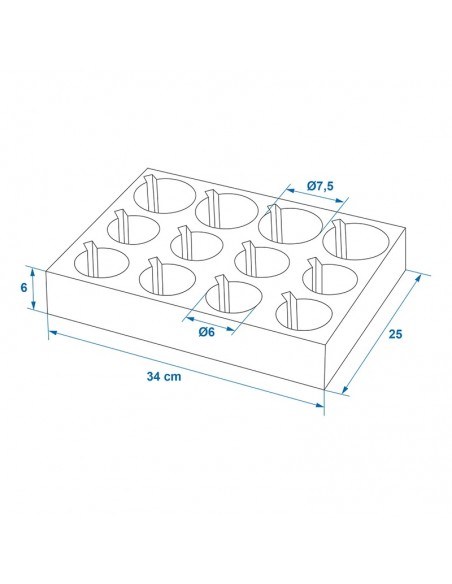 Supporti in schiuma rigida per tazze e tazze ProPlus