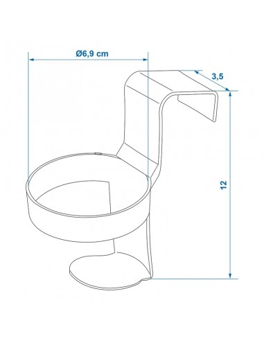 Set di 2 portabicchieri ProPlus