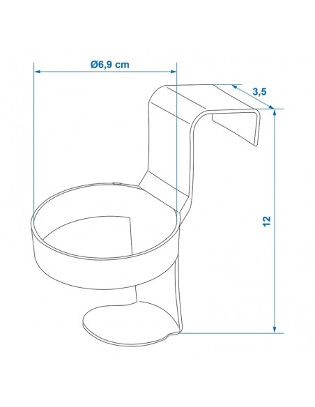 Set di 2 portabicchieri ProPlus