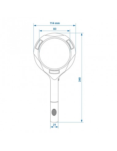 Aumentare la lente con luci LED COB ProPlus