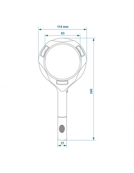 Aumentare la lente con luci LED COB ProPlus