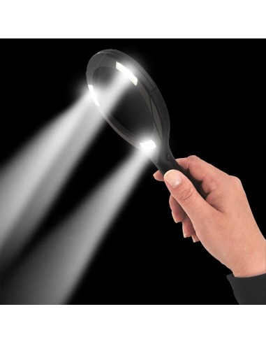 Lente de aumento con luces LED COB ProPlus