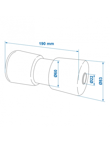 Rodillo de quilla en negro. ProPlus