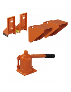 Gamma idraulica Kojack con livellatore a doppia assi.