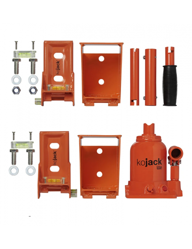 Gamma idraulica Kojack con livellatore a doppia assi.