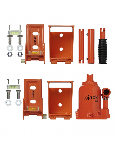 Gamma idraulica Kojack con livellatore a doppia assi.