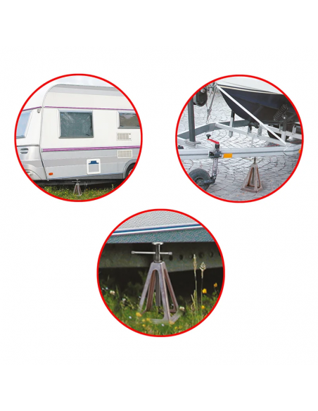 Pernas estabilizadoras de alumínio ProPlus x2.