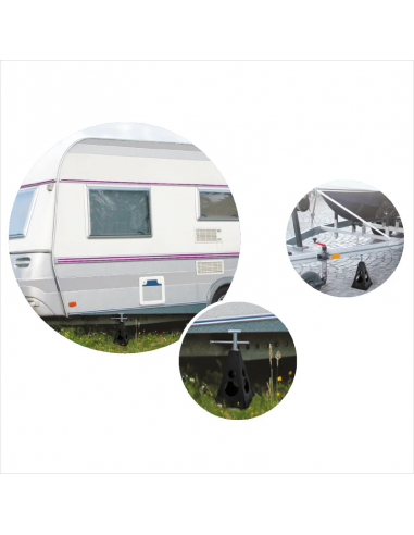 Pieds stabilisateurs en plastique ProPlus x4