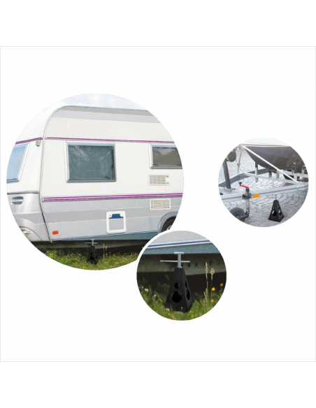 Pieds stabilisateurs en plastique ProPlus x4