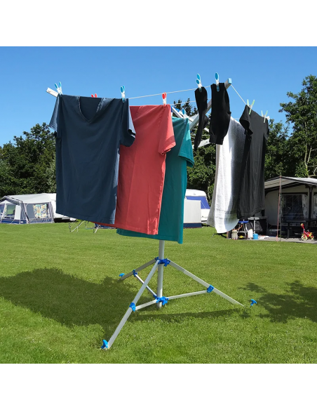 Wäscheständer Klappstativ Alu-Schirmtyp mit ProPlus-Transporttasche