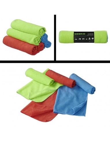 Gecko Pack de 6 paños de microfibra 40x30cm ProPlus