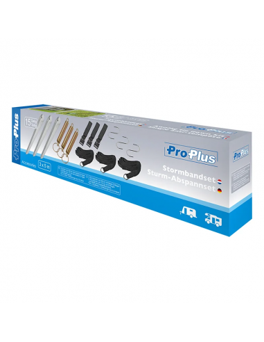 Sangles de fixation 4,00 + 1,10 m pour stores et stores ProPlus