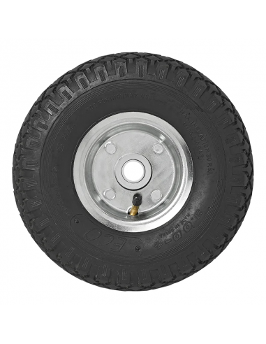 Roue jockey métal avec pneumatique 260x85mm