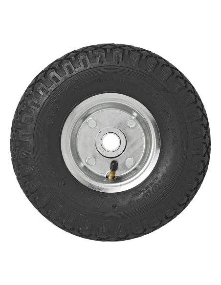 Roue jockey métal avec pneumatique 260x85mm