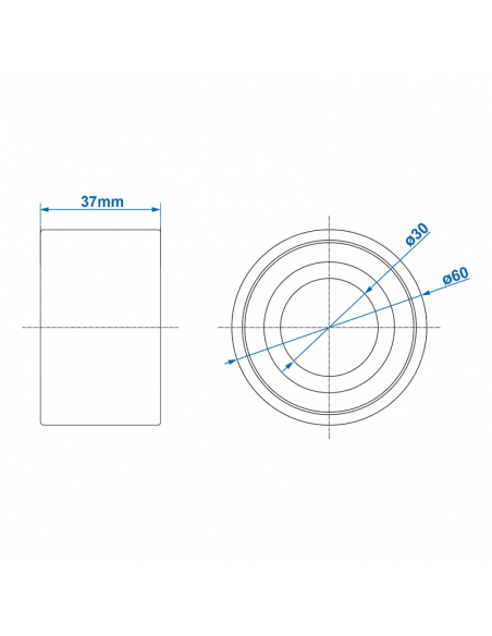 Cuscinetto compatto 30/60x37 mm per ALKO