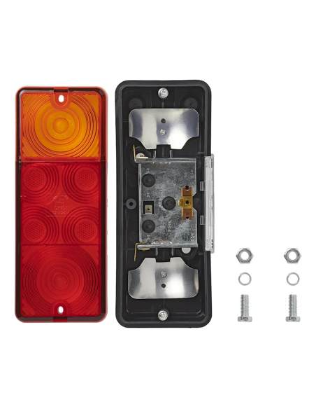 Luz trasera caravana de 4 funciones 210x83mm