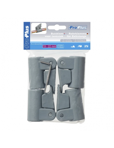 Zeltstangenklemme mit Schnellverschluss 25–28 mm x 4. ProPlus