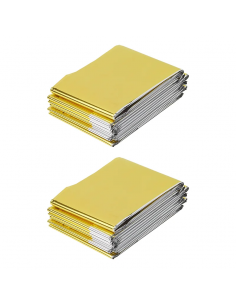 Manta térmica de emergencia 2 piezas 160x210 cm ProPlus