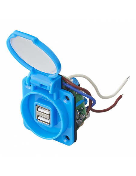 Toma außen con 2 USB DC 5V. ProPlus