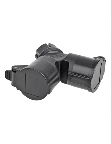 Enchufe con 2 salidas hembra Schuko. ProPlus
