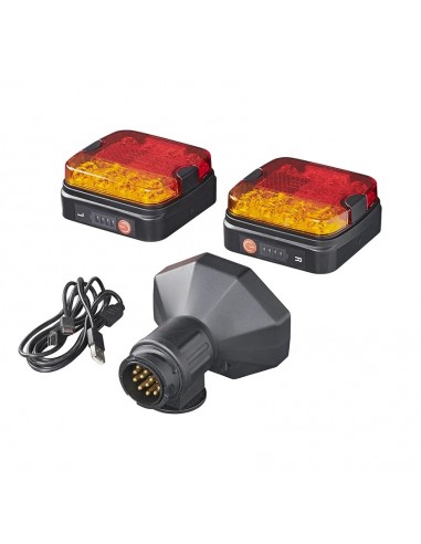 LED lights trailer magnets wireless Bluetooth 13 poles