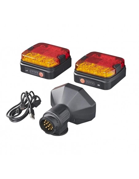 Imãs de reboque de luzes LED sem fio Bluetooth 13 pólos