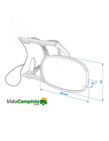 Espejo retrovisor básico ProPlus