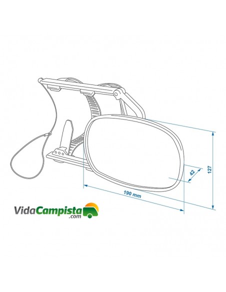 Espejo retrovisor básico ProPlus