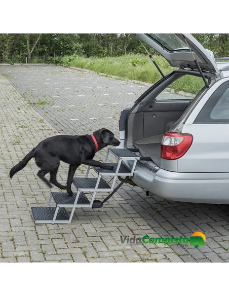 Escaleras de 62 cm para mascotas de aluminio plegable ProPlus Escaleras de 62 cm para mascotas de aluminio plegable ProPlus