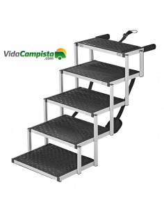 Escaleras de 62 cm para mascotas de aluminio plegable ProPlus