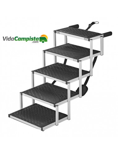 Escaleras de 62 cm para mascotas de aluminio plegable ProPlus